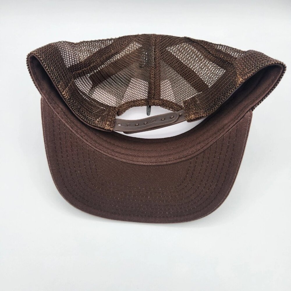 Northern Light Surf Shop Hat Cap Snap Back Mens One Size Brown Trucker Mesh NWOT - Picture 4 of 6